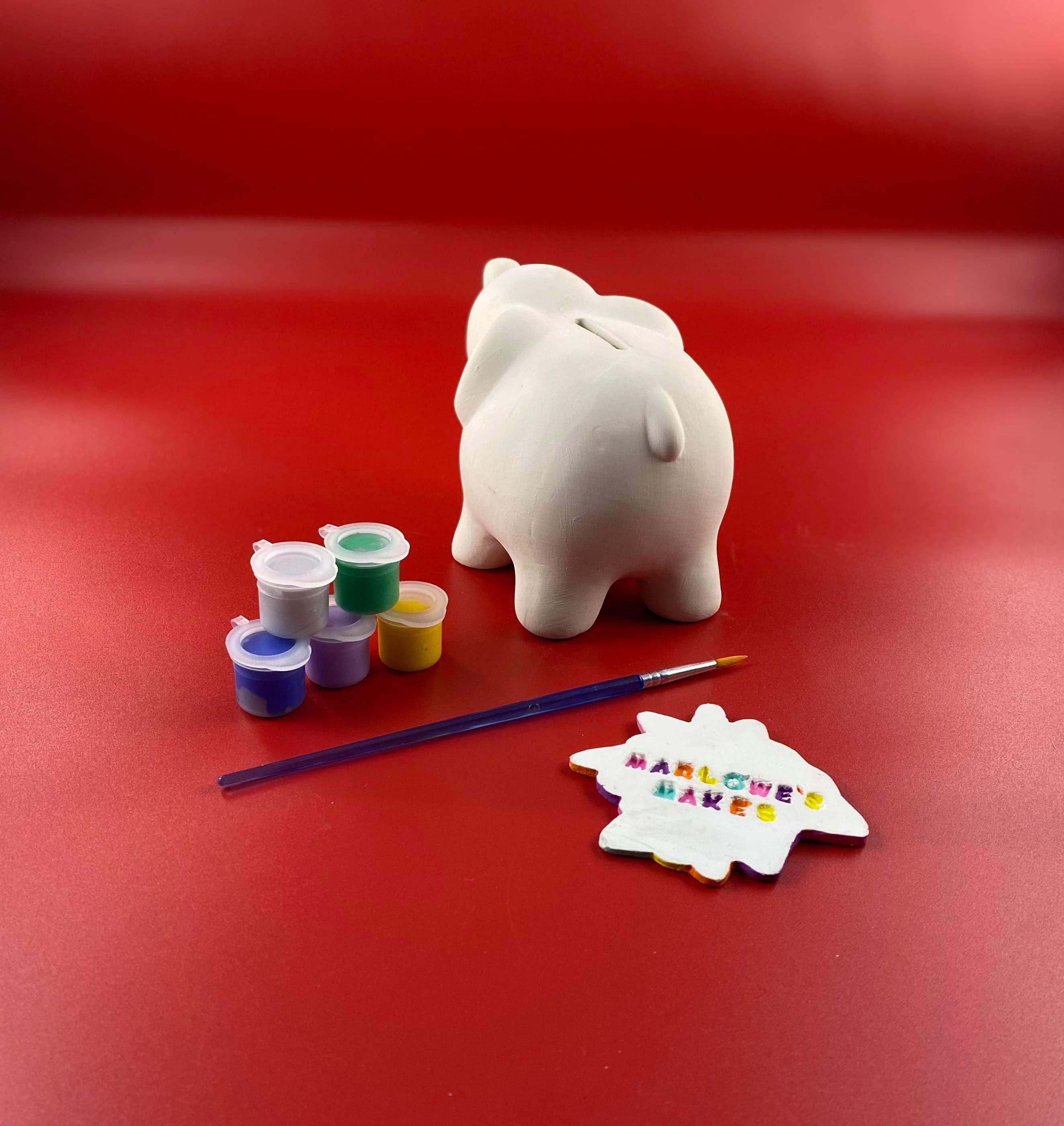 Paint Your Own Ceramic Elephant Kit Children's Activity Etsy