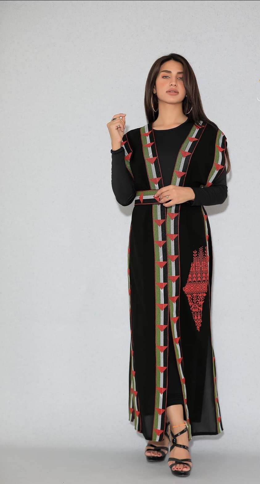 Traditional Palestinian Costume by Hanan Karaman Munayyer
