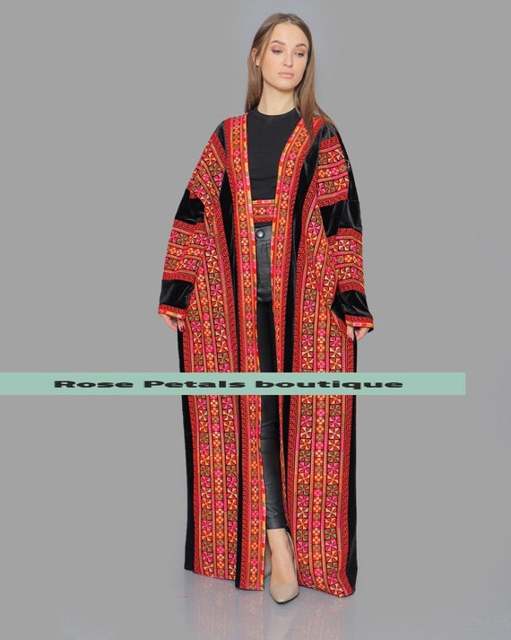 Abaya Thobe Embroidered NEW Design Palestinian Traditional Arabic Dress