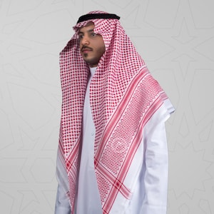 scarf emirates shemagh plus headband premium quality iqāl agal Arabic headbond