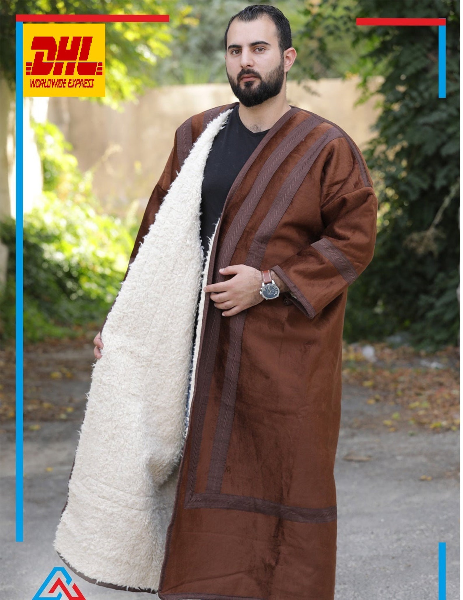 Farwa / Bisht Coat Fur Warm Winter Coat BRAND NEW Unisex / Etsy