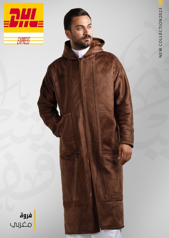 Farwa Bisht Coat Fur Warm Winter Coat BRAND NEW Unisex M L xl 3xl Men s Kuwaiti Khaleejy Islamic Arabian Great Quality Farwa Etsy