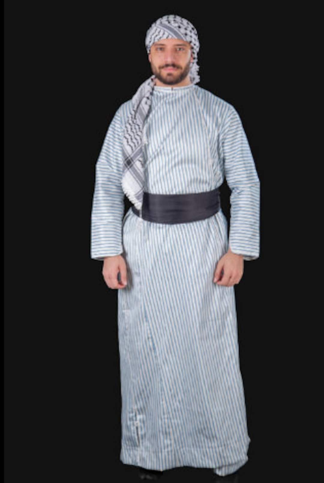 Palestine Traditional Thobe Serwal Scarf shemagh Cotton Arabian Scarf