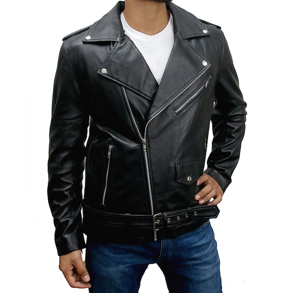 Leather Jacket - Etsy