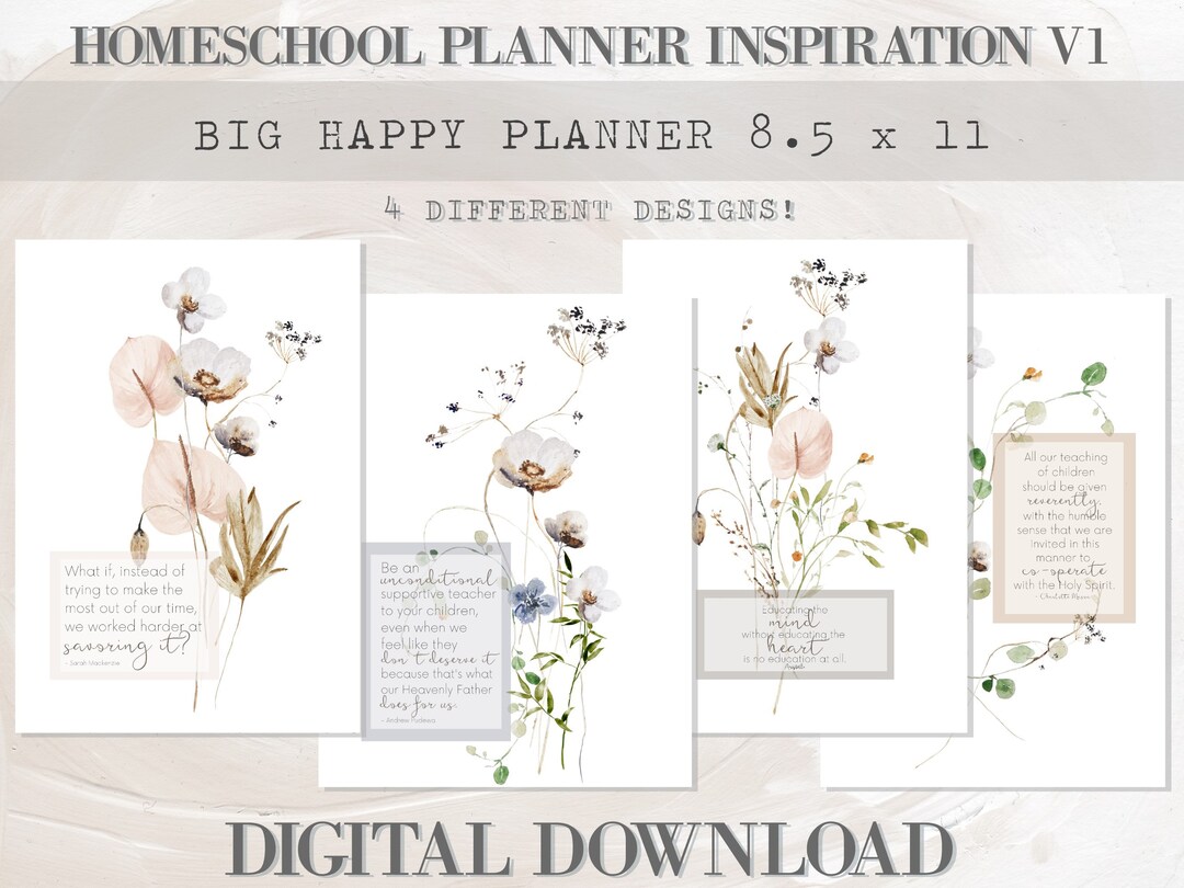 Homeschool Planner Dashboard Inspiration - BIG HAPPY PLANNER ...