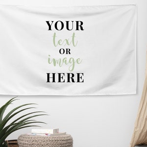 Personalized Flag, Custom Banner, Personalized Gift, Custom Flag, Custom Wall Hanging, Custom Wall Decor, Personalized Wall Hanging