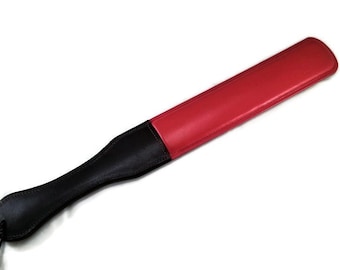 Thuddy and Stingy Spanking Paddle with Padding, Dual Sided Paddle