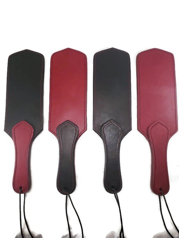 18 Leather Paddle – 6Whips