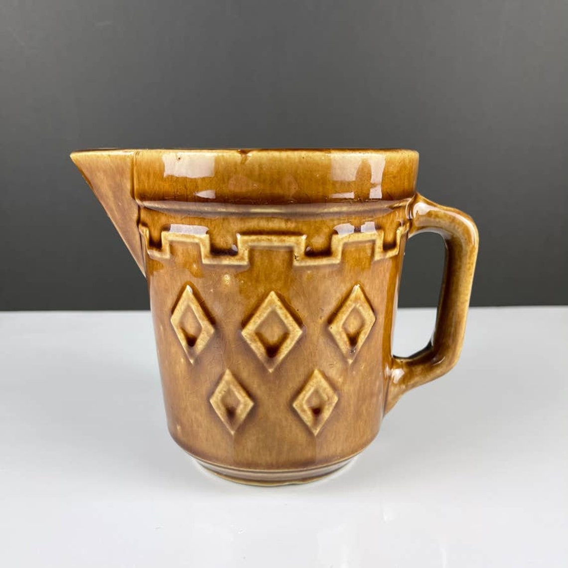 Monmouth Pottery Western Stoneware Pitcher 24oz Etsy