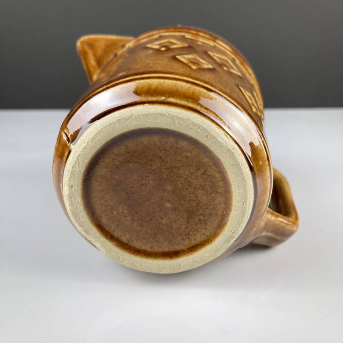 Monmouth Pottery Western Stoneware Pitcher 24oz Etsy