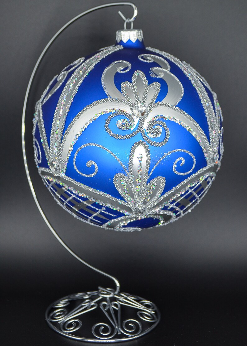 Traditional Polish Glass Ornament Hand Crafted 150mm Etsy