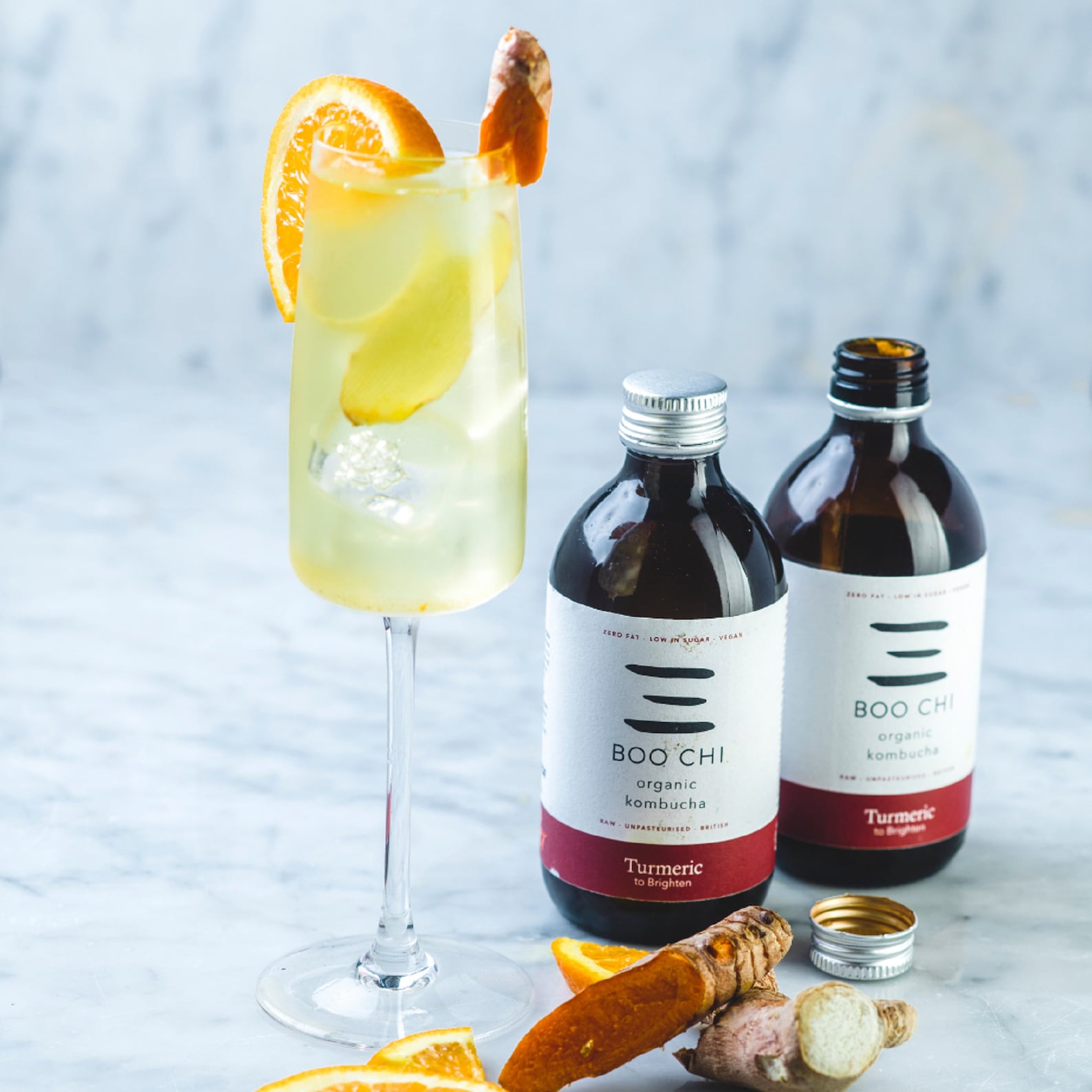 BooChi ORGANIC KOMBUCHA: Turmeric & Black Pepper to Brighten