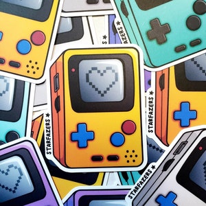 ゲームボーイ ステッカー、ゲームボーイ カラー ステッカー、任天堂 ステッカー、コンソール ステッカー、かわいいステッカー、かっこいいステッカー