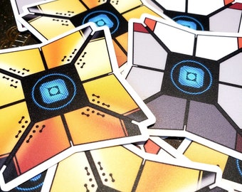 Destiny Ghost Sticker: Game Decal (1.75in x 2.5in)