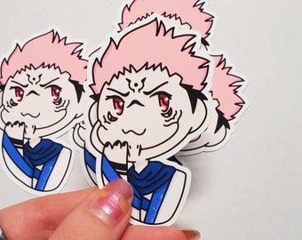 Sukuna Sticker, Anime Sticker, Anime Guy Sticker, Smug Sticker, Smug Anime  Sticker