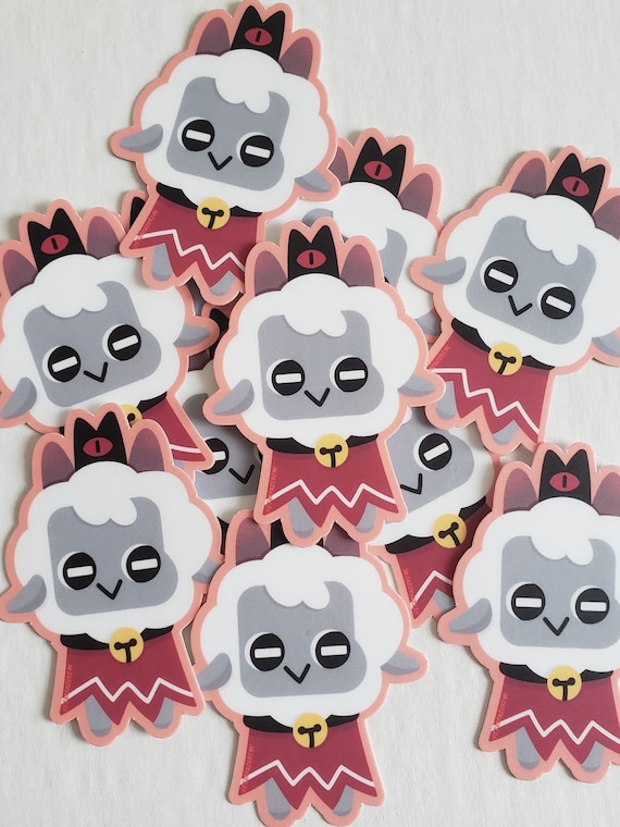 Lamb Sticker Cult of the Lamb Sticker Game Sticker COTL Etsy