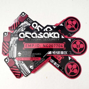 Arasaka Cyberpunk 2077-dekal: Videospelsdekal