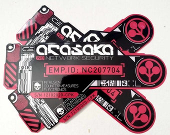 Arasaka Cyberpunk 2077 Sticker: Video Game Decal