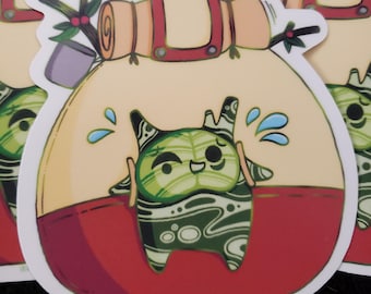 Korok Sticker: Legend of Zelda BotW TotK (3in)