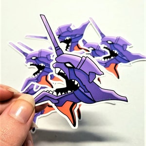 Eva Unit 01 Sticker: Anime NGE Decal