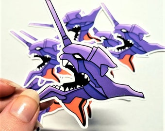 Eva Unit 01 Sticker: Anime NGE Decal