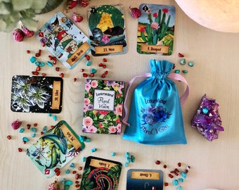 Lenormand « Floral Vision » + Sacchetto di raso