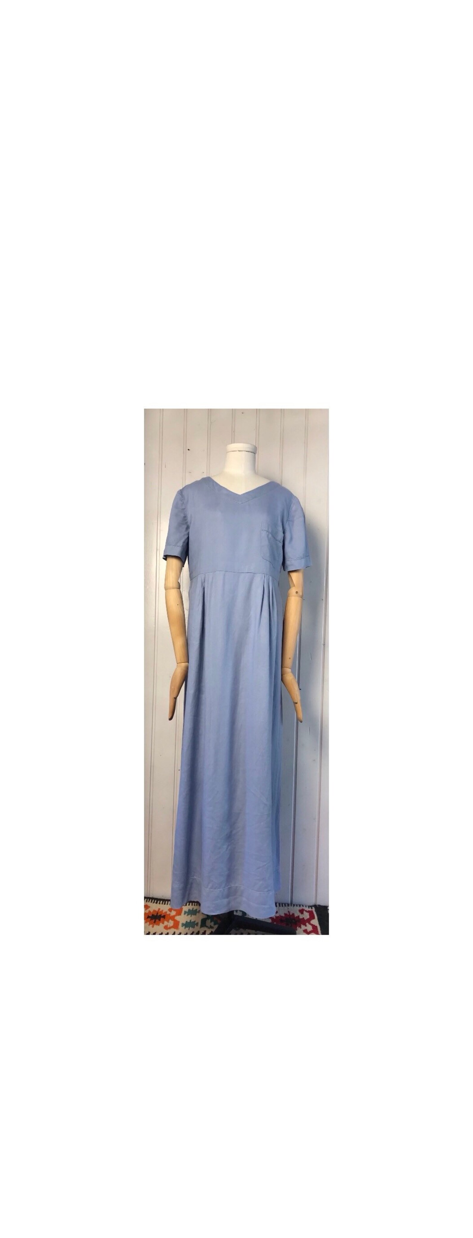 vintage laura ashley maxi dress