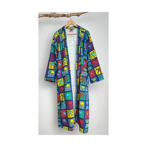 Accappatoio vintage Keith Haring Pop my Duke Patterned Limited Edition del 1999