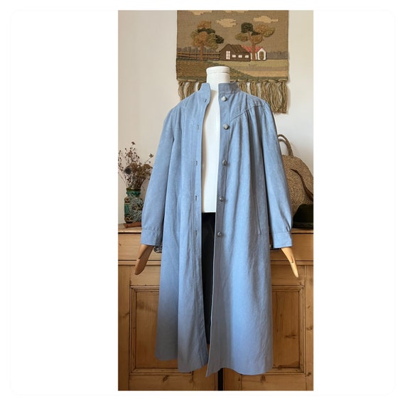 Sky Blue Vintage Coat Etsy