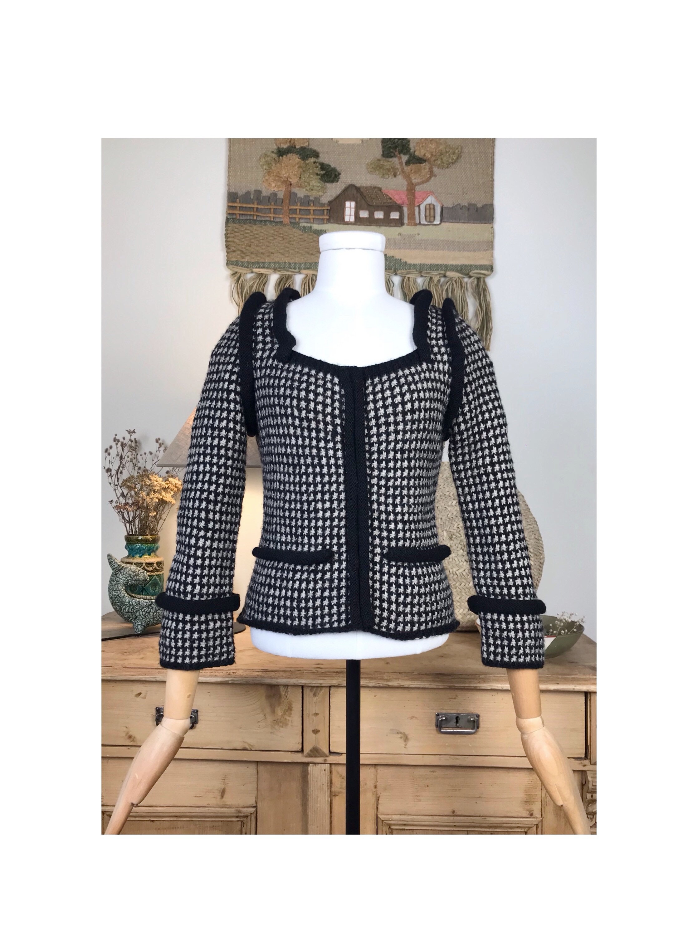 Chanel Logo Sweater - Etsy UK