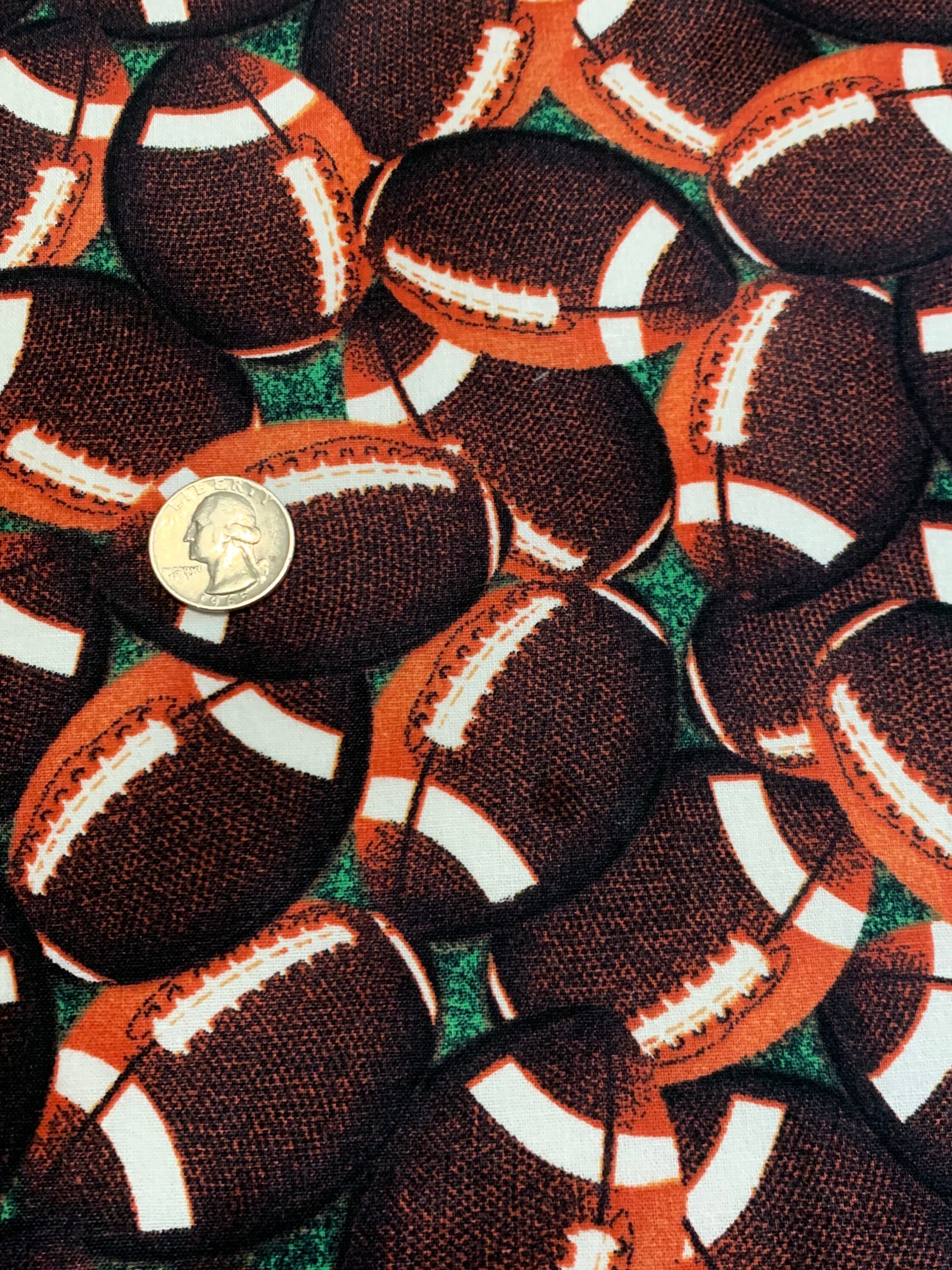 FQ FOOTBALLS FQ24 Quality Premium Cotton Quilt Fabric. 19 Etsy UK