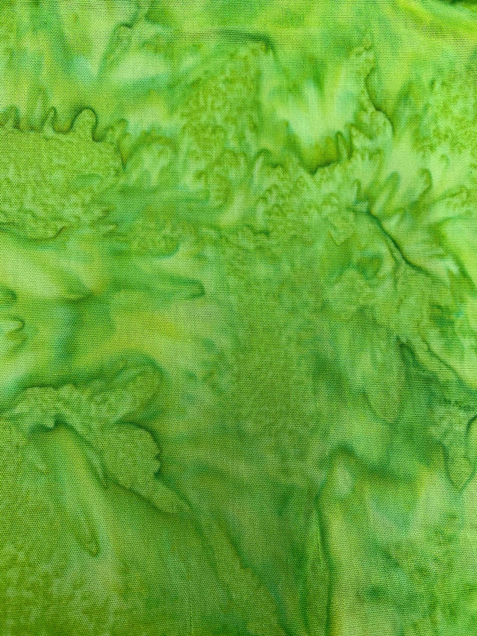 BATIK LIME GREEN B012 Quality Cotton Quilt Fabric 1/4 Yard Etsy