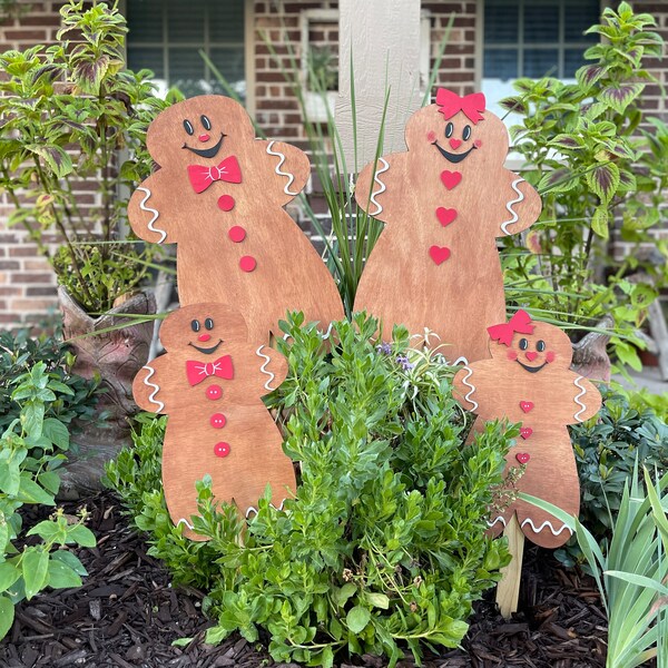 Gingerbread Yard Etsy