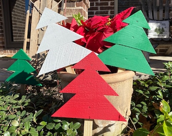 3 Piece Rustic Christmas Tree Set