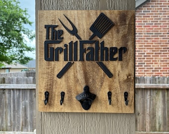 BBQ and Grill Tool Display Organizers 4  Designs 2 sizes