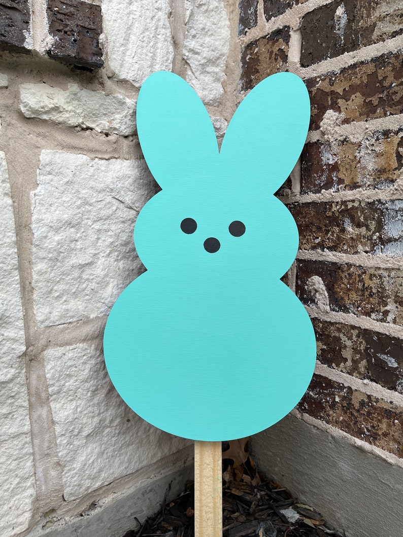 Spring Bunny Rabbit Yard Art Peep Trio image 4