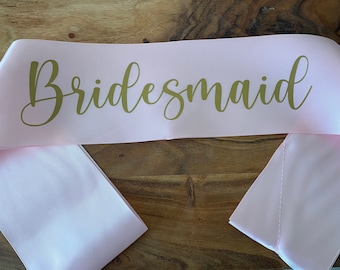 Navy Personalised bridal / hens / baby shower / birthday sash