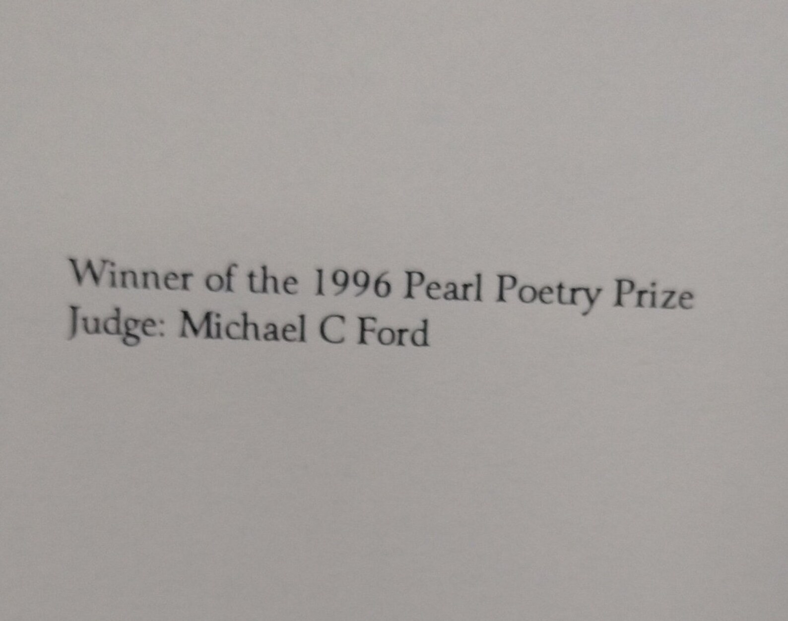 Vintage, Poetry Before Our Very Eyes. Cherry Jean Vasconcellos 1996