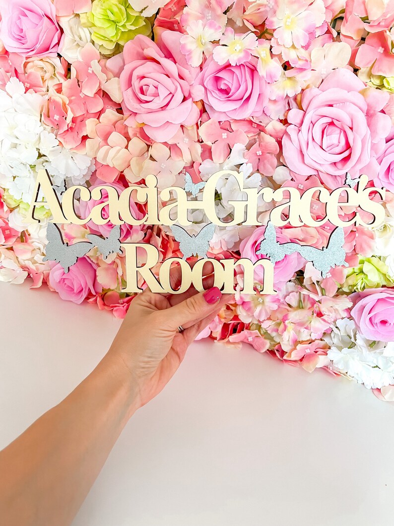 Personalised Bedroom Name Sign Personalised Door Plaque Etsy UK