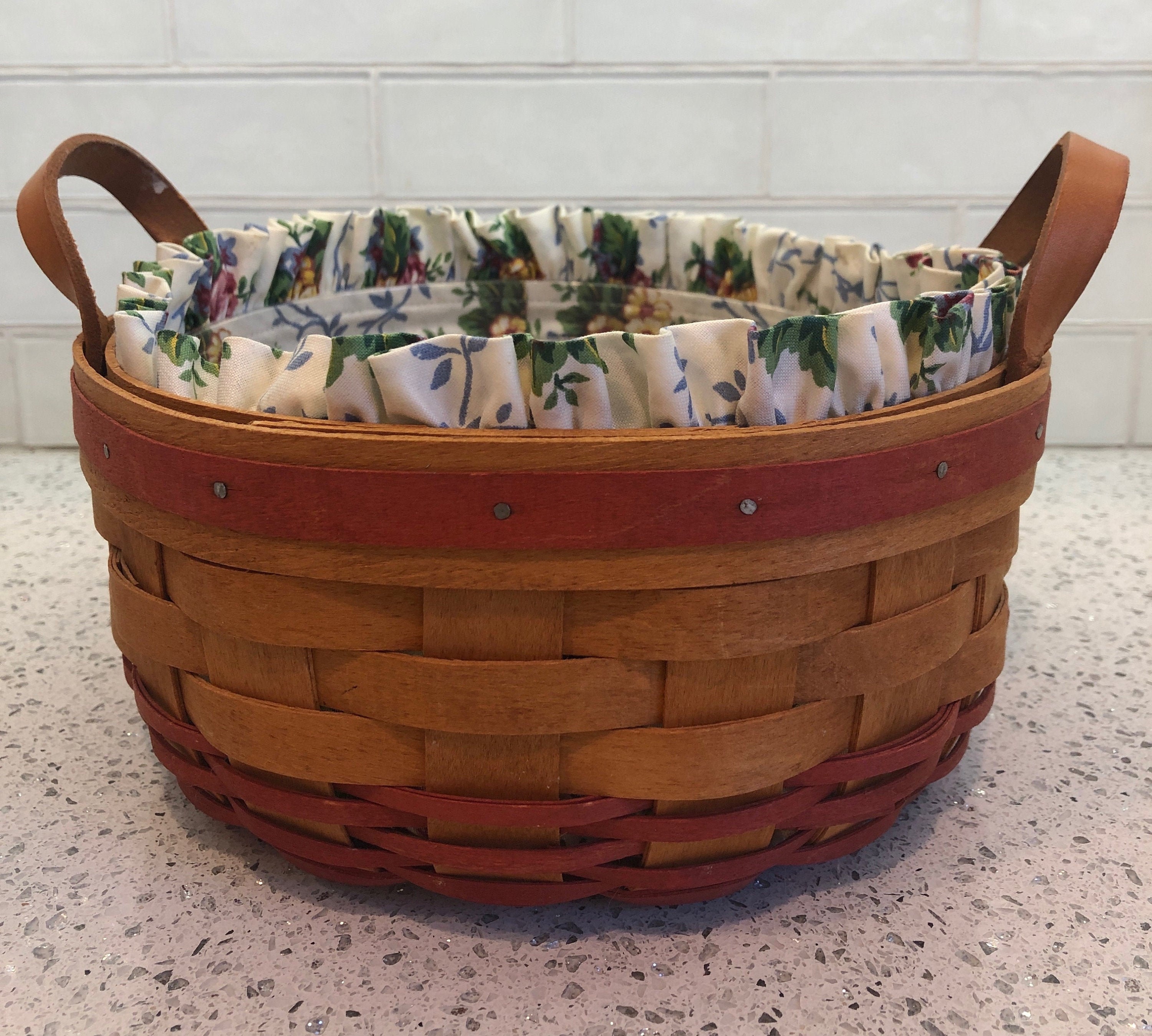 Longaberger 1995 Mother's Day Vintage basket of Etsy Hong Kong