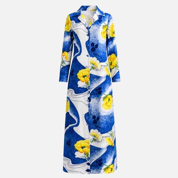Tori Richard for Liberty House Caftan Dress from the 1970s