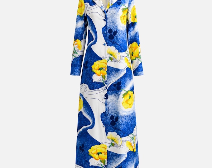 Tori Richard for Liberty House Caftan Dress from the 1970s