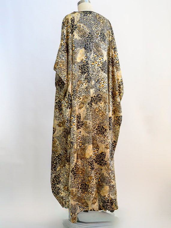 Vintage animal print caftan from the 1970s. Plus … - image 7