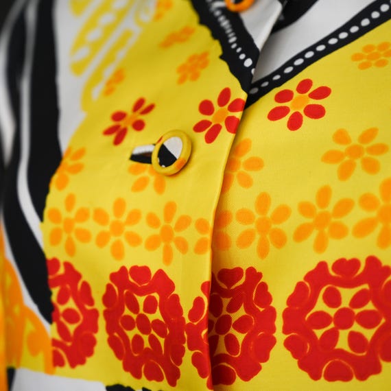 1960s BH Wragge Silk Mini Dress: Vintage Geometri… - image 10