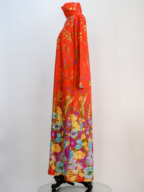 Vintage Elaine Sklar full length dressing gown, h… - image 6