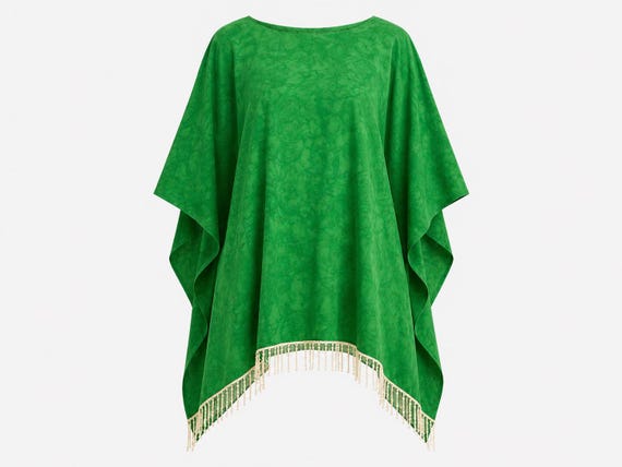 Handcrafted One-of-a-Kind BOHO Batik Caftan