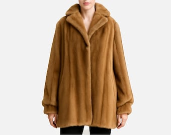 1960s Emilio Pucci Faux Mink Coat: Palomino Vintage Jacket