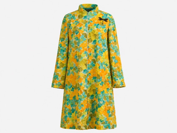 Handmade Floral Dress from the 1970s