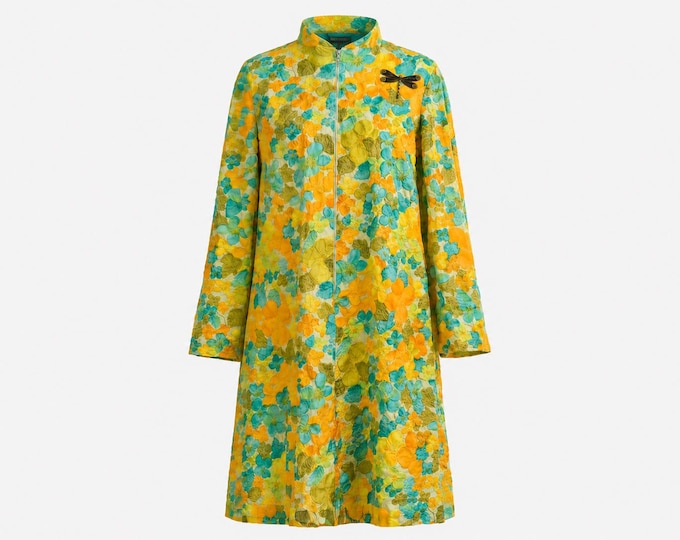 Handmade Floral Dress from the 1970s