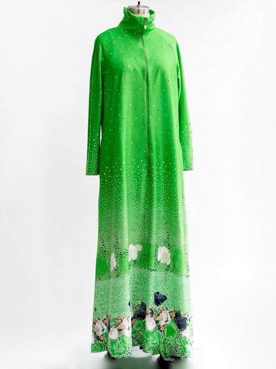 Vintage David Brown caftan, kaftan dress from the… - image 3